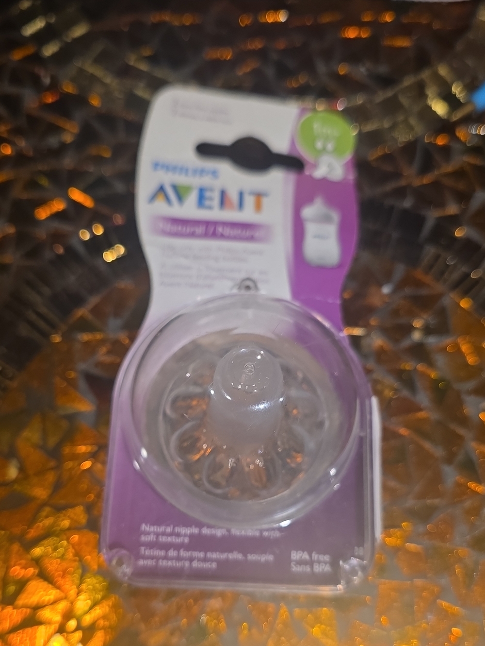 Philips Avent Clear Silicone Baby Bottle Nipple - Transparent